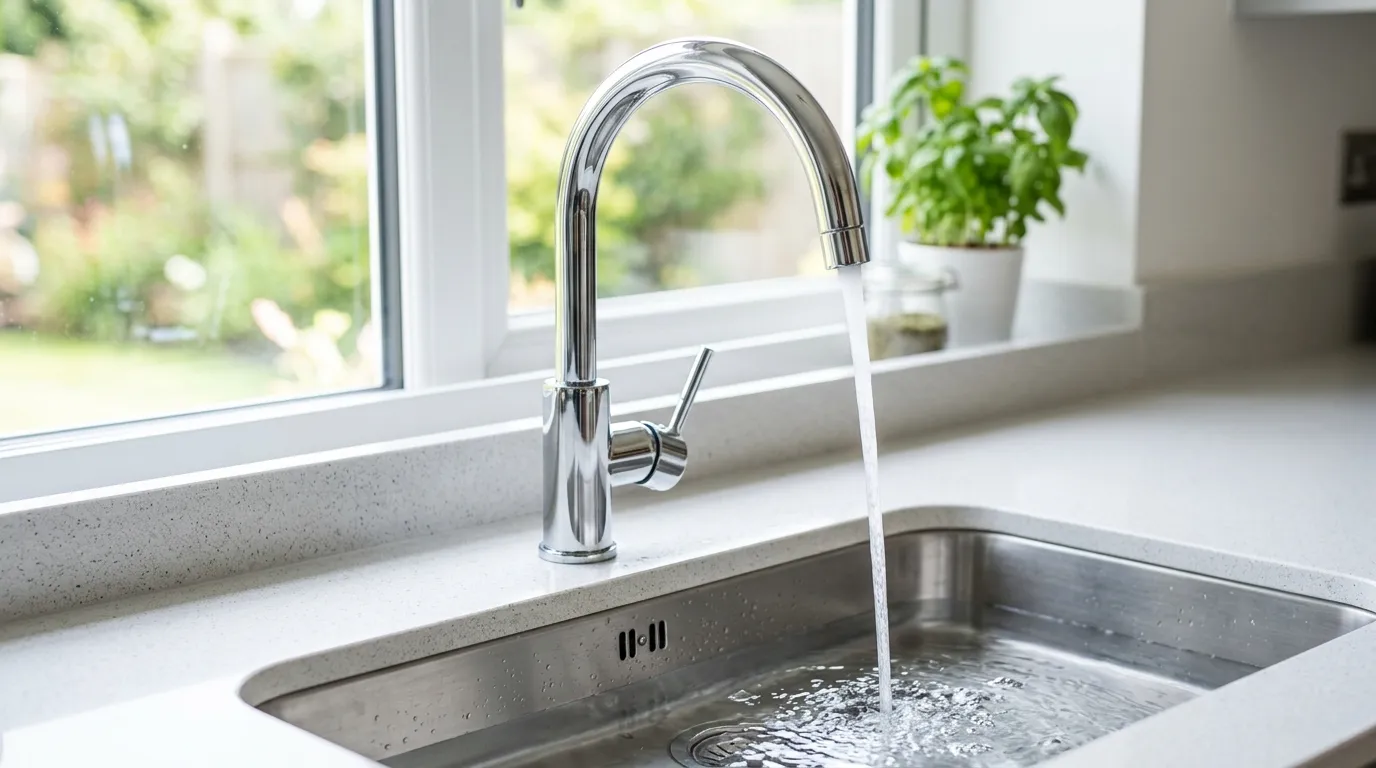 Local Plumbing Master Pros same day plumber fixing a faucet in Albany, IN